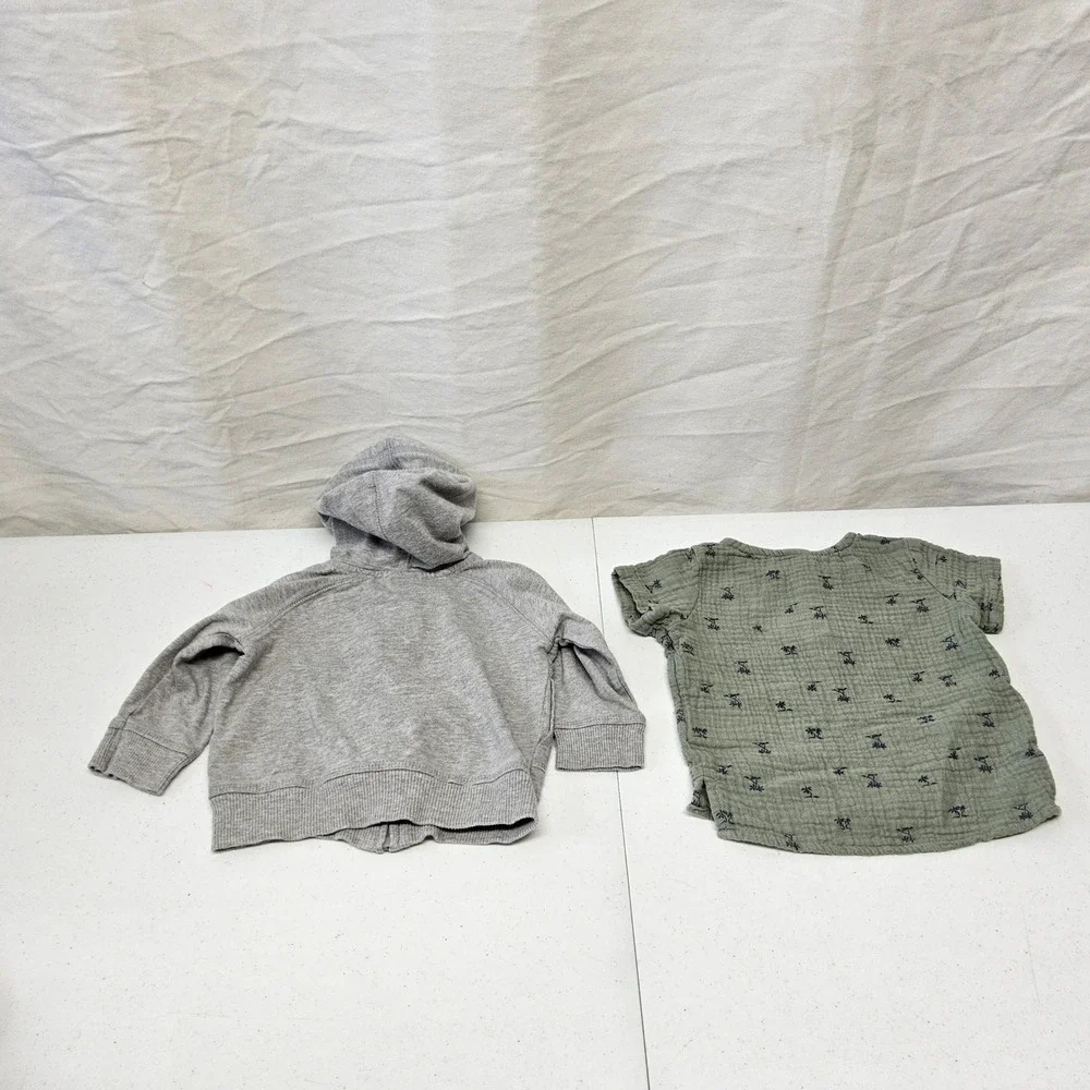 Carter's Old Navy Baby Boy Clothes Bundle 3 Months Hoodie Gauze 5pc